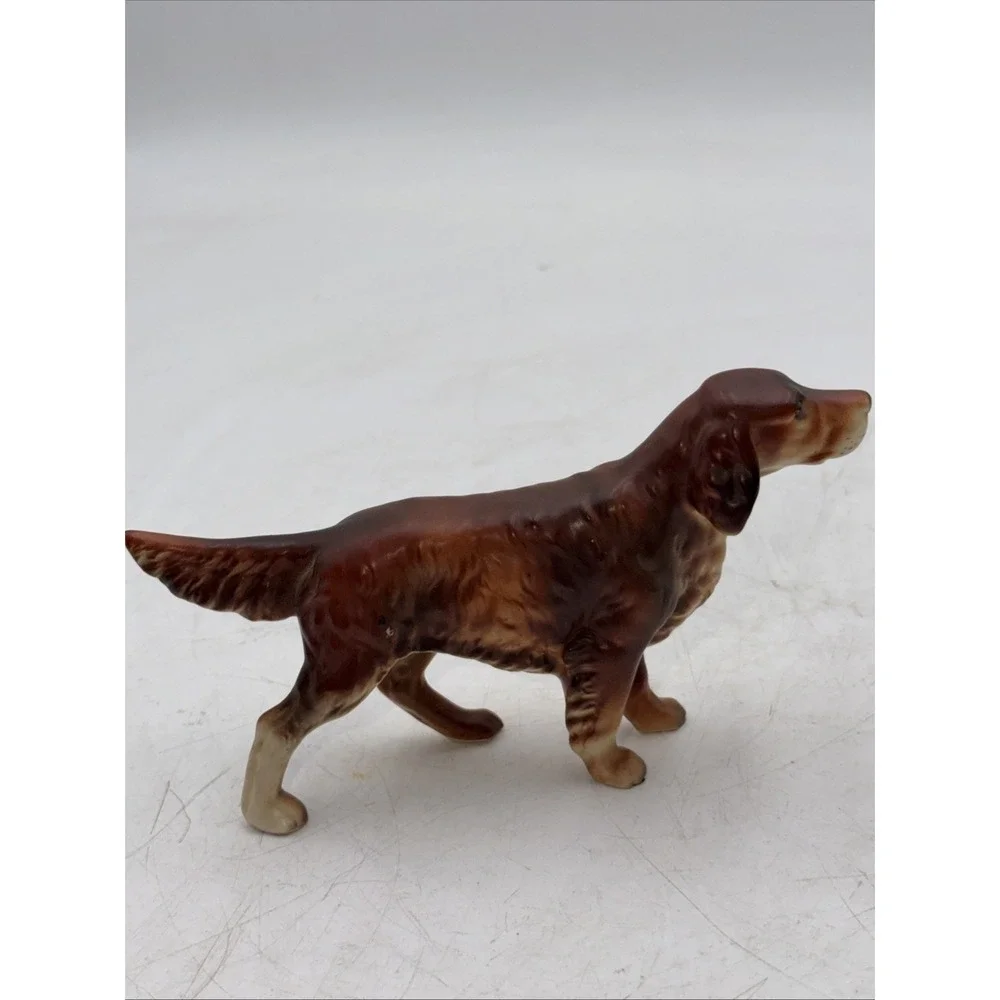English Setter Dog Porcelain Figurine Marked #1260 Japan Great Condition
